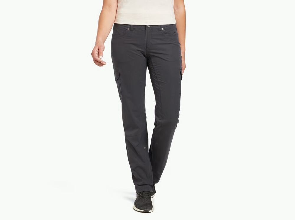 Kuhl Women’s Freeflex Roll-Up Pant in Dark Gray Koal Coal Size 14